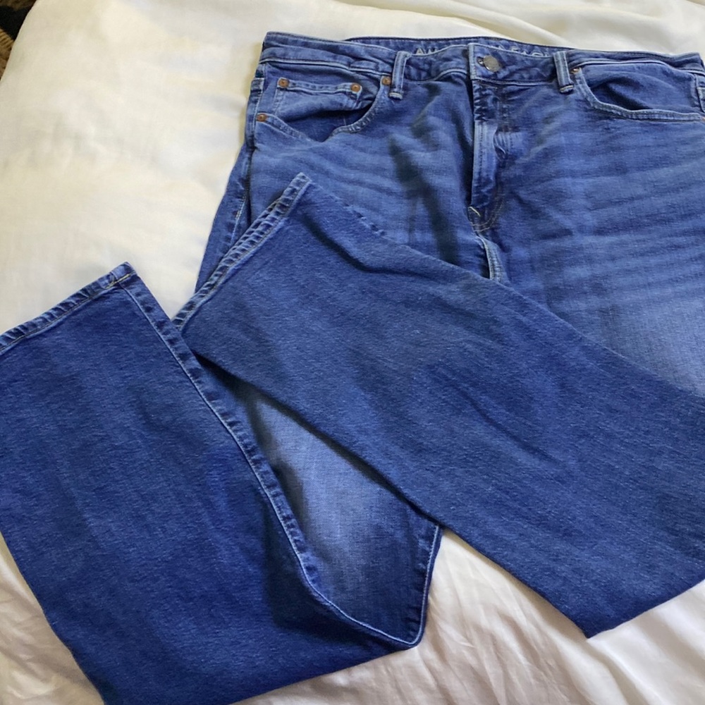 American Eagle Flex Relaxed Straight Jeans 36x32